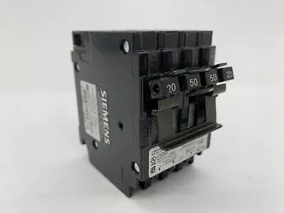 Buy Siemens Q22050CT2 One 2P 20A One 2P 50A Quad Circuit Breaker • 40$