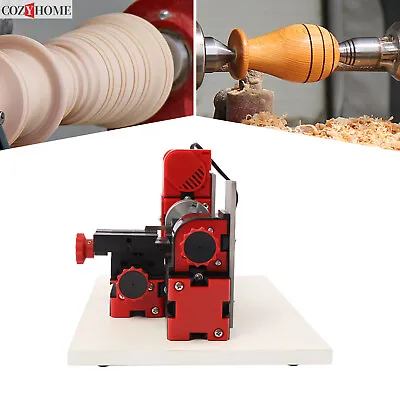 Buy Benchtop Mini Metal Lathe Cutting Machine For DIY Wood Metal 45x135MM 12,000rpm • 94.76$