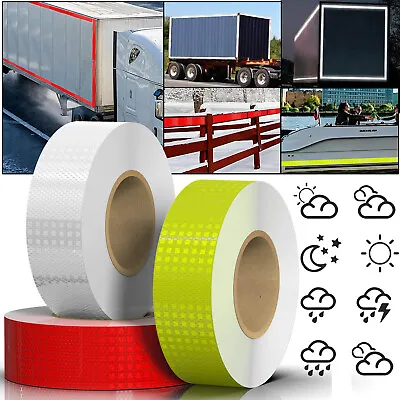 Buy Reflective Trailer Safety Tape Conspicuity Warning Sign DOT-C2 2 X150' Car Truck • 20.95$