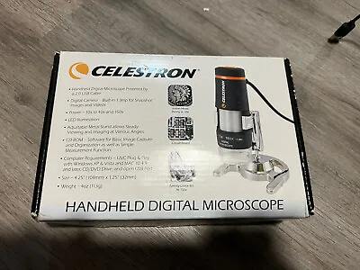 Buy Celestron Digital Handheld Microscope Model #44302 GREAT For School Science Proj • 37$