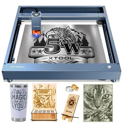 Buy XTool D1 Pro 5W Laser Engraver, 36W Higher Accuracy Laser Engraving Machine • 339.99$