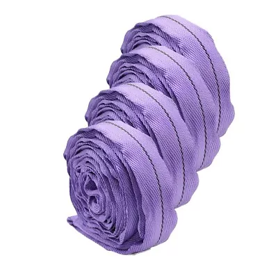 Buy Purple 4Pack 6FT Endless Round Sling Crane Rigging Hoist Wrecker Recovery Straps • 93.56$