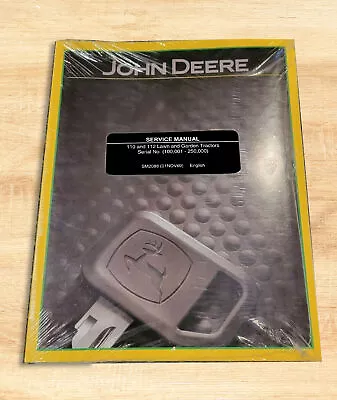 Buy John Deere 110, 112 Lawn Tractor JD Technical Service Repair Manual - SM2088 • 42.71$