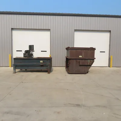 Buy Mc Clane Stationary Trash Compactor W/10 Cubic Yard Dumpster 200/400V 3Ph • 5,999.99$