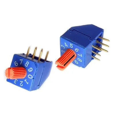 Buy Rotary DIP Switch DRM10CRA Alco BCD 10 Position 6-Pin • 2.29$