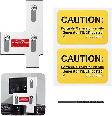 Buy Generator Interlock Kit Compatible With Siemens Or Murray 200 Amp Panel, 1 1/10 • 71.99$
