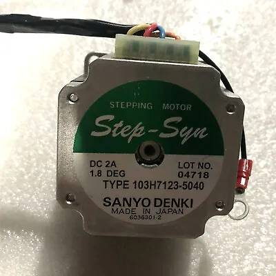 Buy 1PC New SANYO DENKI 103H7123-5040 Stepper Motor 103H71235040 Expedited Shipping • 351$