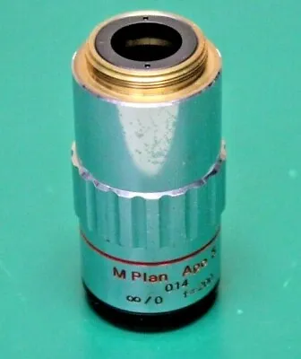 Buy *********** Mitutoyo M Plan Apo 5x 0.14 Microscope Objective Lens F=200 ******** • 380$