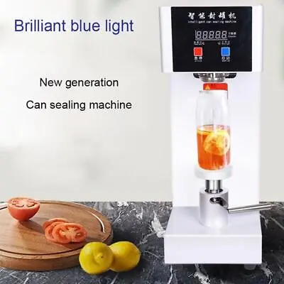 Buy Automatic Can Sealing Machine 55Mm Drink Bottle Sealer Milk Tea Shop Equipment • 443.99$