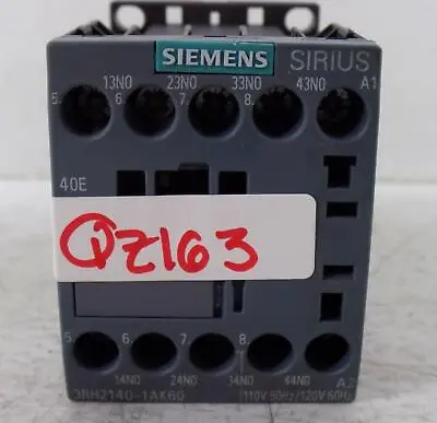 Buy Siemens Sirius 110/120v Contactor 3rh2140-1ak60 • 15.08$