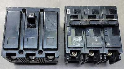 Buy Lot Of 2 30A 3POLE 240V One Westinghouse & One Siemens HACR Type, KF-924 & L-553 • 60$