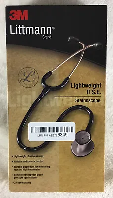 Buy 3M Littmann Lightweight II SE Nurses Stethoscope Caribbean Blue 28” Tube 2452 • 59.95$