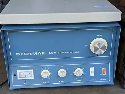 Buy Beckman TJ-6 Centrifuge With TH-4 Rotor & Buckets, Approx. 3000 RPM Max, Works! • 229.99$