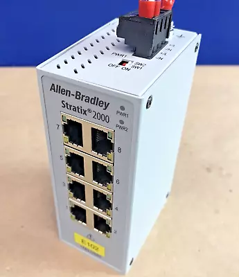 Buy Allen Bradley 1783-US8T Stratix 2000 Ethernet Unmanaged Switch Ser. B • 50$