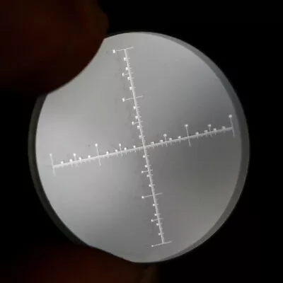 Buy Cross Table Reticle Glass Microscope Micrometer Ocular Sliding Scale Ruler • 20.79$