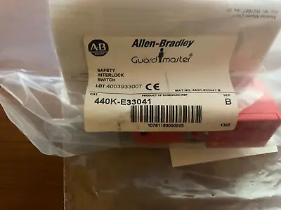 Buy New Allen-Bradley Safety Interlock Switch 440K-E33041 • 50$