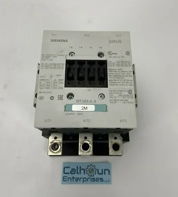 Buy SIEMENS 3RT1054-6AF36 3RT 3 Pole Contactor 115 A; 55 KW; 110 - 127 V *WARRANTY* • 59.95$