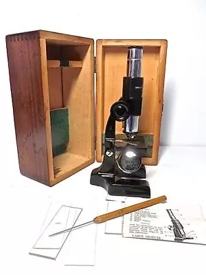Buy Young Science Student First Microscope 425 Power Wollensack Rochester NY • 38.50$