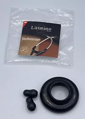 Buy Littmann Stethoscope Parts Replacement Ear Tips Nonchill Bell Sleeve Black New • 12.49$