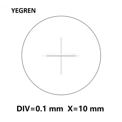 Buy DIV 0.1 Mm Eyepiece Ocular Micrometer F Stereo Biological Microscope Ruler Scale • 9.90$