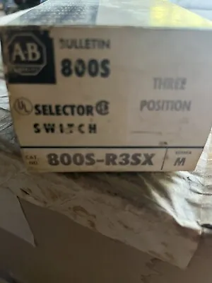Buy Allen Bradley 800S-R3SX …series M ..3 Position Selector Switch • 70$