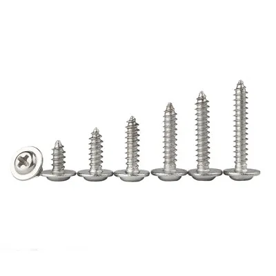 Buy 304 Stainless Steel Phillips Modified Truss Head Sheet Metal Self Tapping Screws • 2.99$