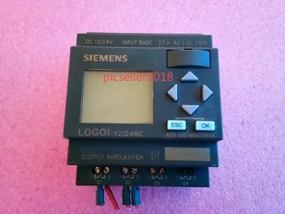 Buy 1PC USED Siemens LOGO 6ED1 052-1MD00-0BA5 12/24RC Controller 6ED1052-1MD00-0BA5  • 56.88$