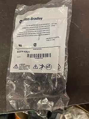 Buy Allen Bradley 800FP-KR21 Key Selector Switch(NIB) NEW • 29$