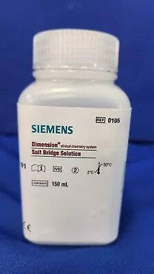 Buy Siemens Dimension Salt Bridge Solution 150 ML Each Bottle D105 • 15$