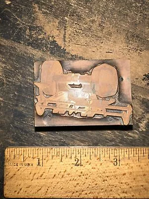 Buy Print Block “ Industrial Machine “ Copper Face. Nice Details! • 16$