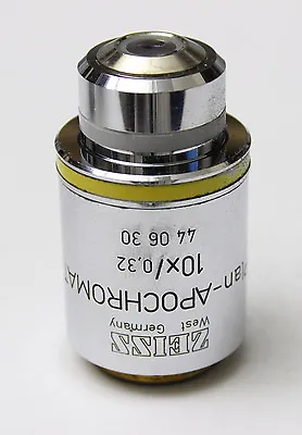 Buy Zeiss Plan-apochromat 10x 0.32 Plan Apo Microscope Objective 44 06 30 Planapo • 749.99$