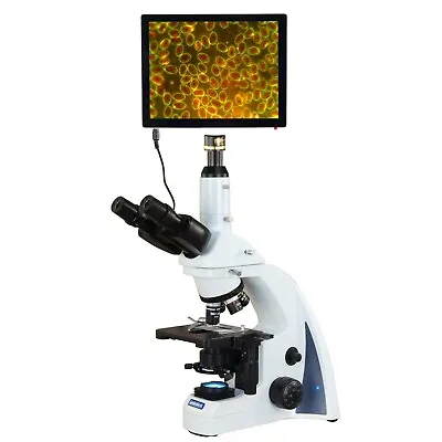 Buy OMAX 40X-2500X Touchpad Infinity Darkfield Trinocular Compound LED Microscope • 1,696.99$