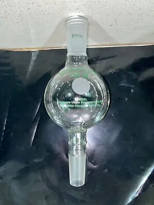 Buy ChemGlass 250mL Kugelrohr Distilling Single-Bulb Glass Ball Tube (24/40) - Used • 40$