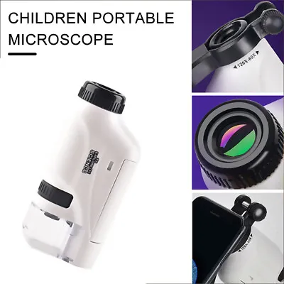 Buy Pocket Microscope Science Toys STEM Educational Microscope Kit For Kids Portable • 7.59$