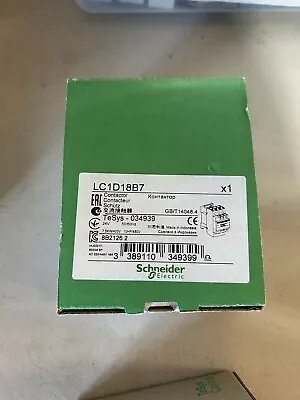 Buy Schneider Electric LC1D18B7  24v Ac New Contactor • 58.52$