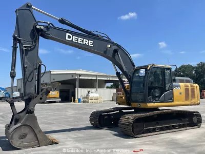 Buy 2019 John Deere 210G LC Hydraulic Excavator A/C Cab Trackhoe Hyd. Thumb • 1$