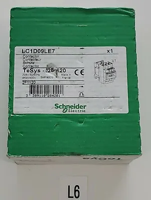 Buy *NEW IN BOX* Schneider Electric LC1D09LE7 Power Contactor 2F1120 + Warranty! • 75$