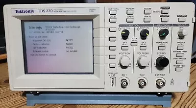 Buy Tektronix TDS220 Digital Oscilloscope 100MHz 1GS/s  2 Channels + 2 Free Probes • 250$