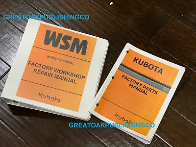 Buy Kubota SCL1000 Walk Track Loader Workshop Service Repair & Parts Manuals Printed • 79.55$