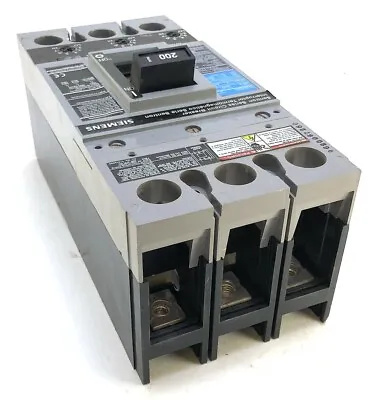 Buy Siemens Sentron Molded Case Standard Circuit Breaker FXD63B200 200A 600V • 679$