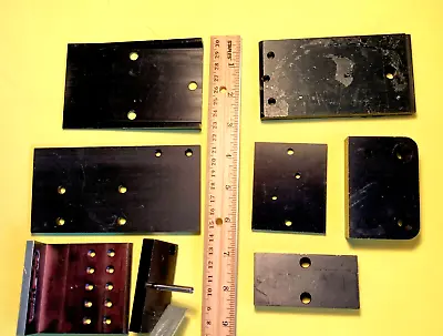 Buy Odd Lot Of 8 Various Mounting Plates For Optical Hardware, Newport, NRC, Etc. • 26.25$