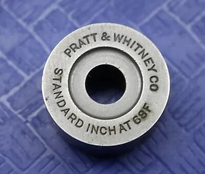 Buy 1  Round Disc Micrometer Standard 1  Calibration .000010  P&W Machinist CNC #960 • 16.50$