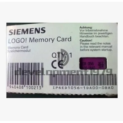 Buy 1PC Siemens LOGO！Memory Card 6ED1056-1DA00-0BA0 NEW • 117.78$