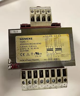 Buy Siemens SIDAC-T Transformer 4AM4042-8ED40-OFA0 • 60$