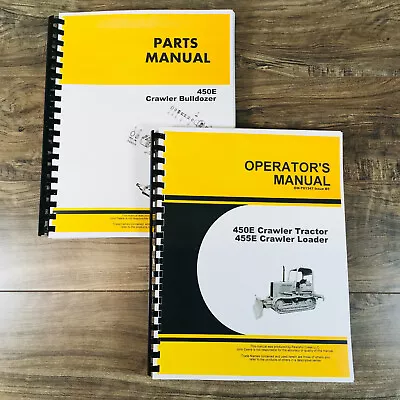 Buy Parts Operators Manual Set For John Deere 450E Crawler Tractor Dozer Owners • 86.97$
