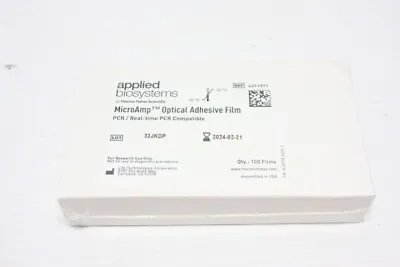 Buy Applied Biosystems 100x MicroAmp Optical Adhesive Film REF: 4311971 • 149.95$