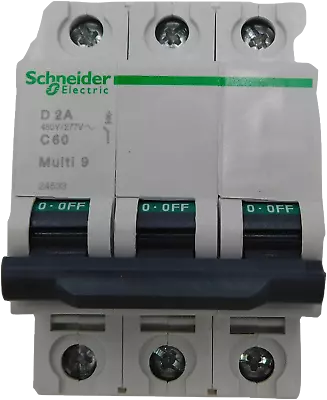 Buy Schneider Electric NSB 24533 Miniature Circuit Breakers (MCBs) 3P 2A 277V 50/60H • 150$