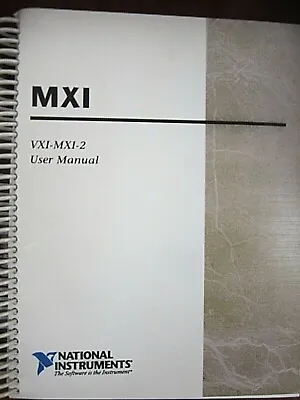 Buy National Instruments MXI VXI-MXI-2 User Manual PN 321003B-01 • 20$