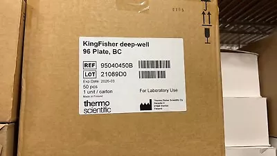 Buy Thermo 95040450B KingFisher 96 Deep-well Plate, Barcoded, Case Of 50 • 249$