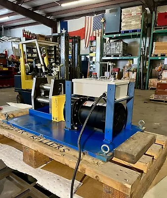 Buy USA Made Hydraulic Plate Bending Roll Machine #5, 1/2 HP, 5” Rollers - Enclosed • 1,650$
